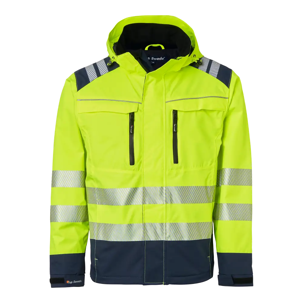 Top Swede 130 Jacket - Fluorescent yellow/navy / XS
