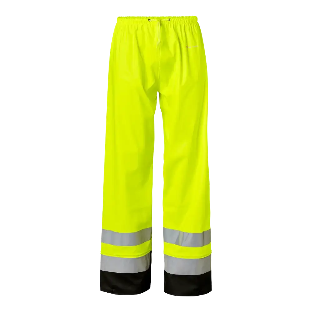 Top Swede 182 Rain Trousers Hi-Vis - Fluorescent yellow/black / XS