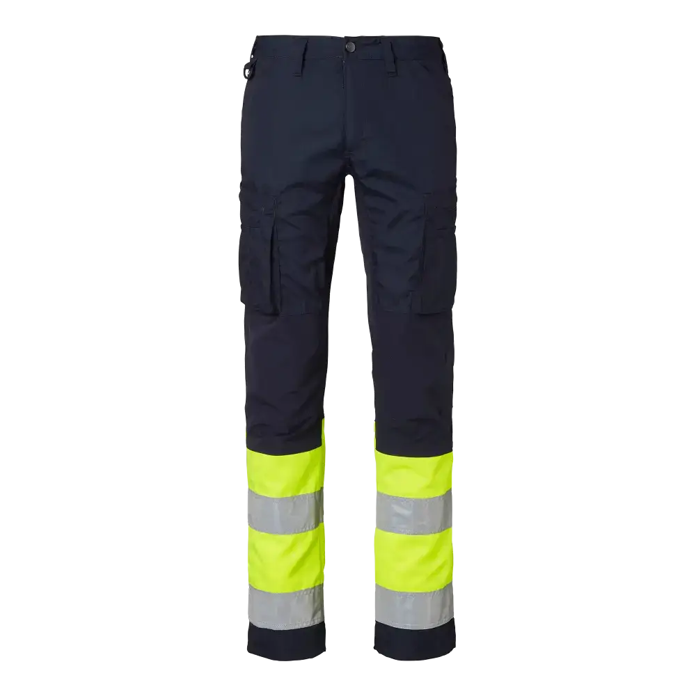 Top Swede 220 Service Trousers - Navy/fluorescent yellow / C44
