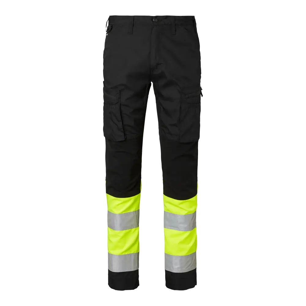 Top Swede 220 Service Trousers - Black/fluorescent yellow / C44