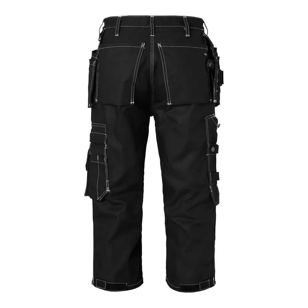 Top Swede 233 Craftsmen 3/4 Trousers - Black / C44
