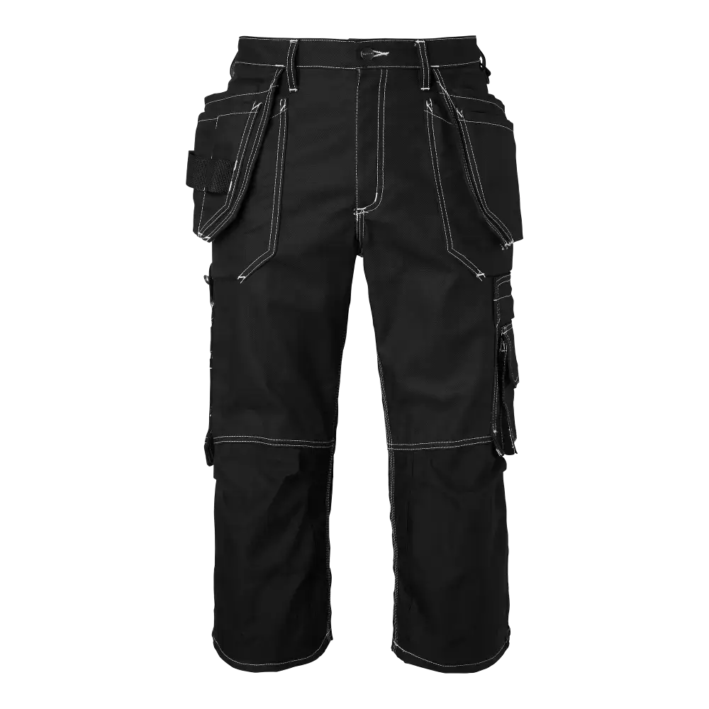 Top Swede 233 Craftsmen 3/4 Trousers - Black / C44