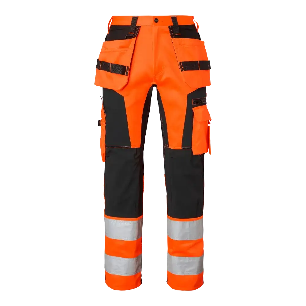 Top Swede 236 Craftsmen Trousers - Fluorescent orange/black / C44