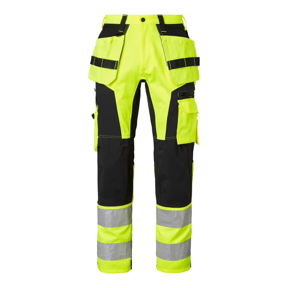 Top Swede 236 Craftsmen Trousers - Fluorescent yellow/black / C44