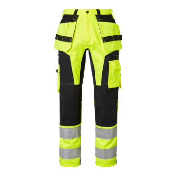 Top Swede 236 Craftsmen Trousers - Fluorescent yellow/black / C44