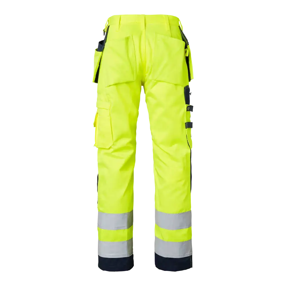 Top Swede 2516 Craftsmen Trousers - Fluorescent yellow/navy / C44