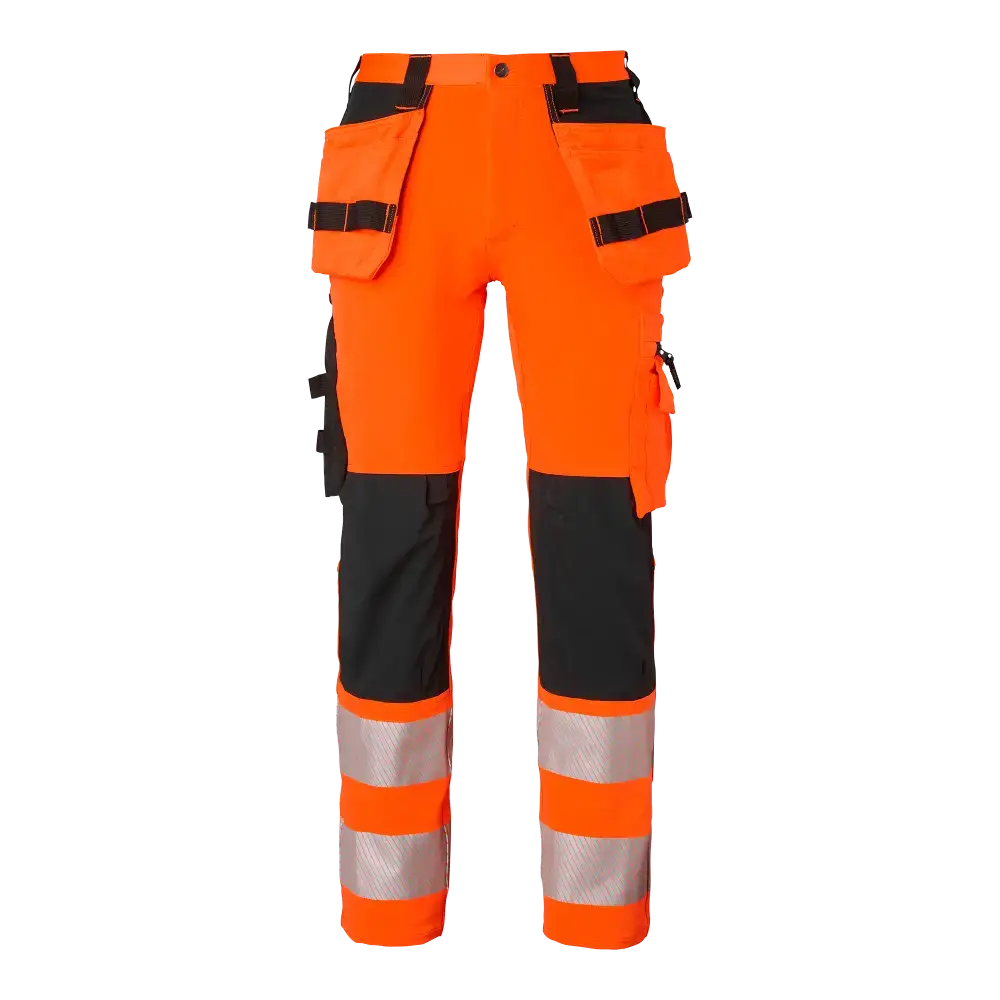Top Swede 313 Craftsmen Trousers - Fluorescent orange/black / C44