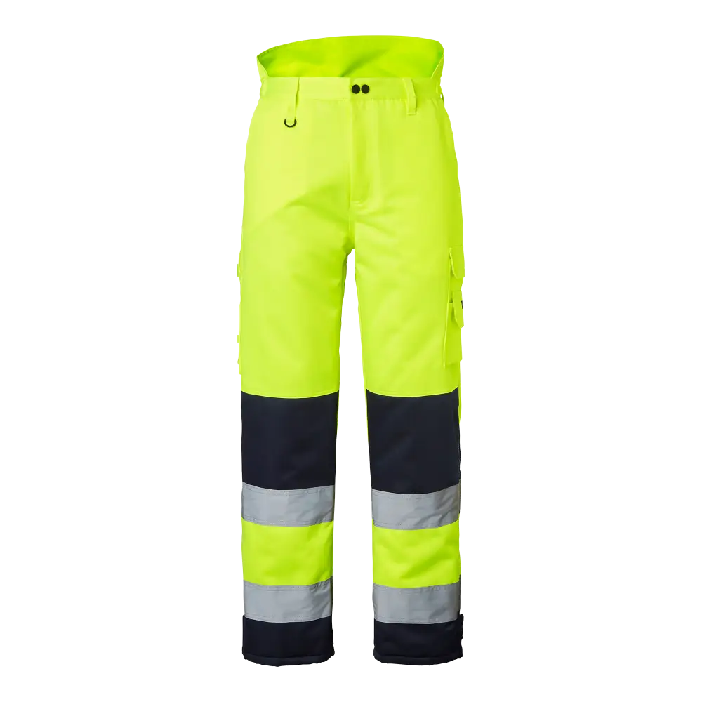 Top Swede 4026 Winter Trousers Hi-Vis - Fluorescent yellow/navy / S
