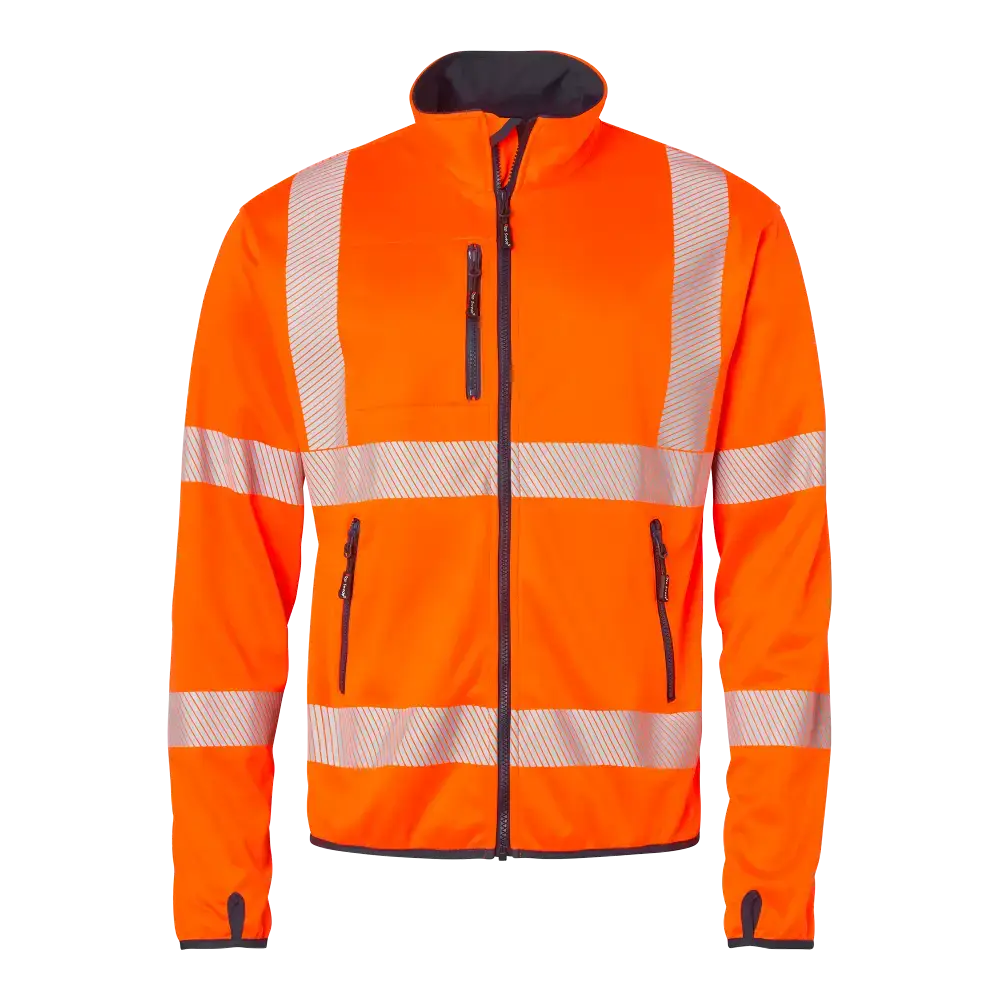 Top Swede 7721 Softshell Hi-Vis - Fluorescent orange/navy / XS