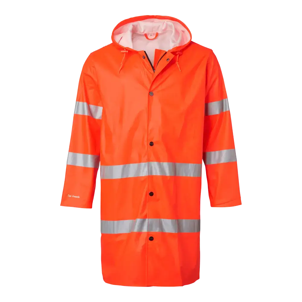 Top Swede 9295 Rain Coat Hi-Vis - Fluorescent orange / XS