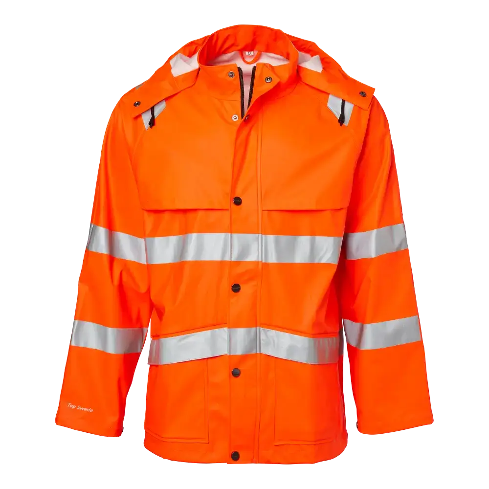 Top Swede 9394 Rain Jacket Hi-Vis - Fluorescent orange / XS