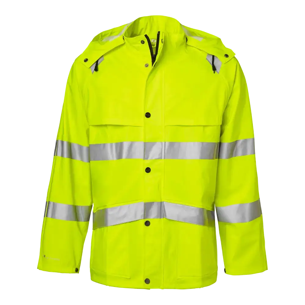 Top Swede 9394 Rain Jacket Hi-Vis - Fluorescent yellow / XS
