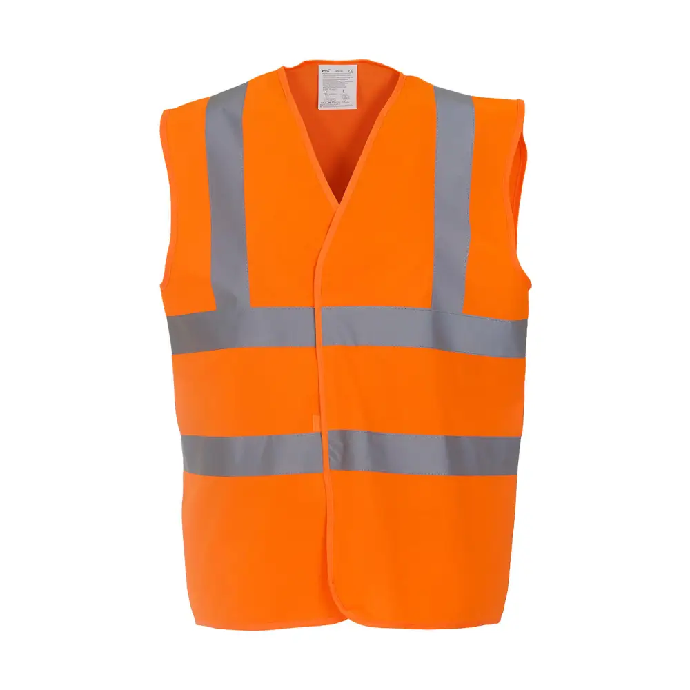 Yoko Fluo 2 Band + Brace Waistcoat - Fluo Orange / S
